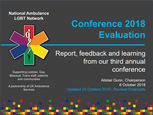 Review and Feedback from 2018 National Conference