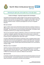 Guidance for Managers (North West Ambulance Service, 2017)