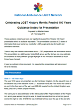 Rewind 100 Years Guidance Notes